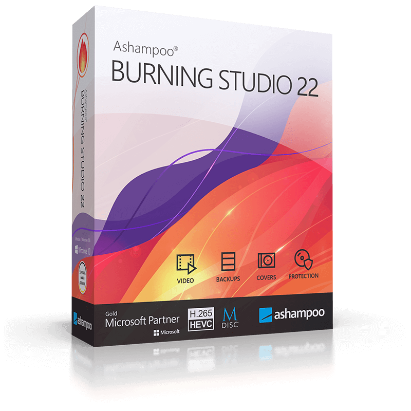 Ashampoo® Burning Studio 22 – Boxshot