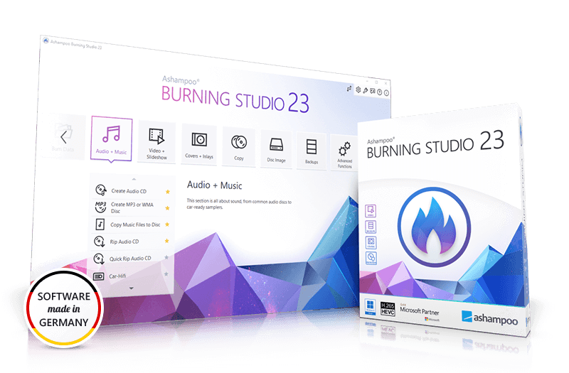 Ashampoo Burning Studio 23 screenshot
