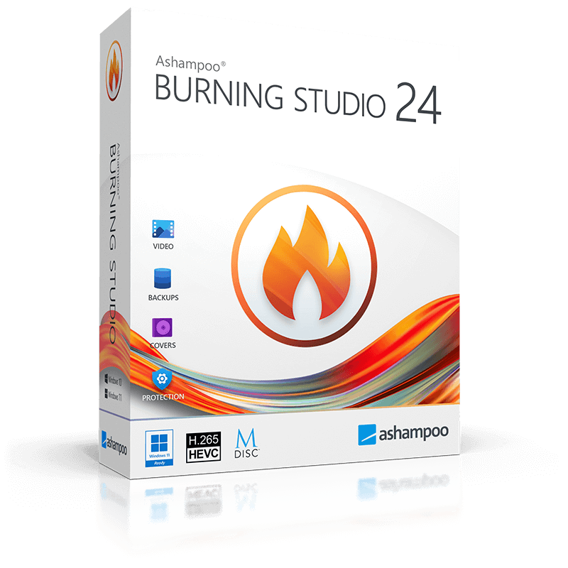 Ashampoo® Burning Studio 24 - Burning Software for CDs, DVDs, Blu-ray Discs