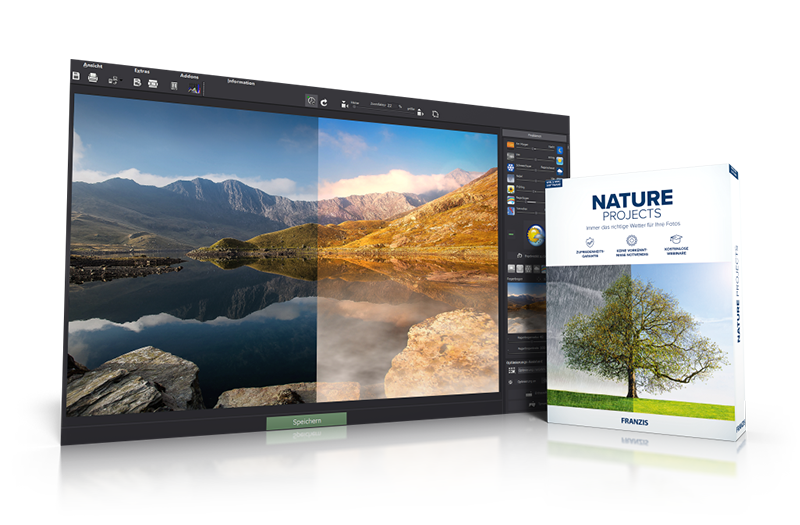 Screenshot NATURE projects