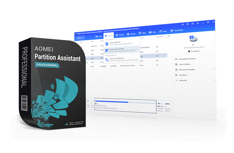 AOMEI Partition Assistant Professional - Overview - Ashampoo®