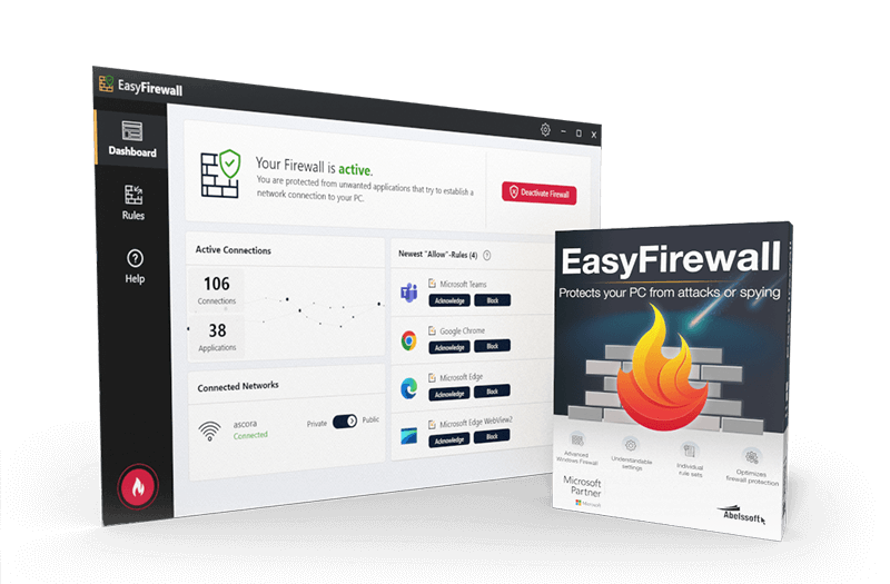 instal Abelssoft EasyFirewall 2023 v2.0.49084 free