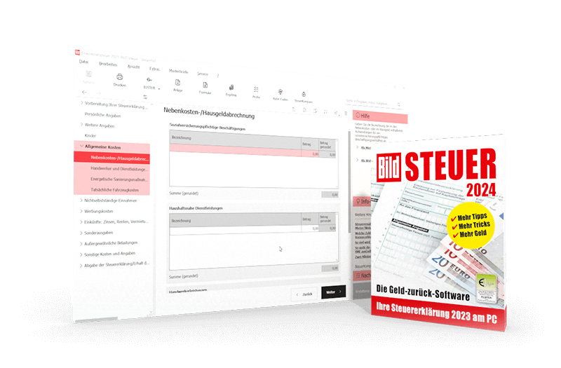 BILD Steuer 2024 - Übersicht - Ashampoo®