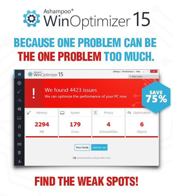 Ashampoo WinOptimizer 15