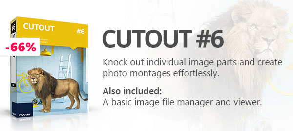 Cut out motifs to perfection, create stunning montages and remove unwanted objects at the click of a button