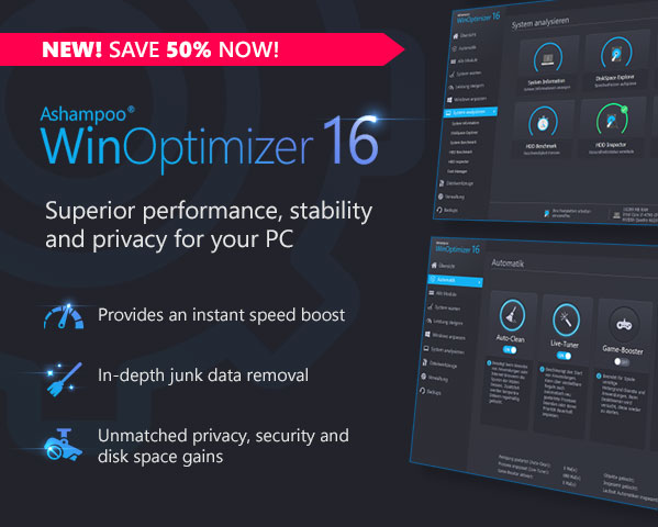 Ashampoo WinOptimizer 16