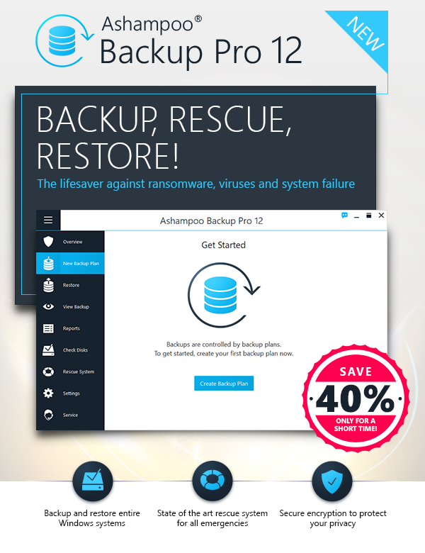 Ashampoo Backup Pro 12