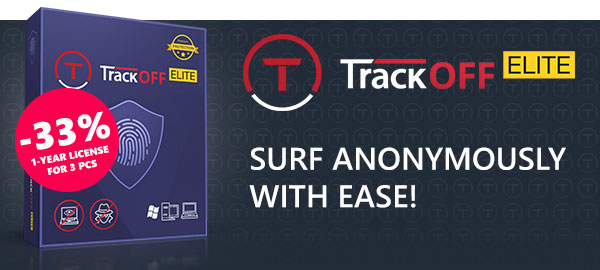 TrackOff Elite - Surf anonymously with ease!