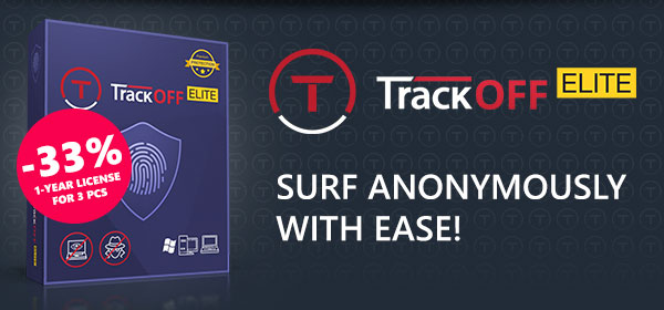 TrackOff Elite - Surf anonymously with ease!