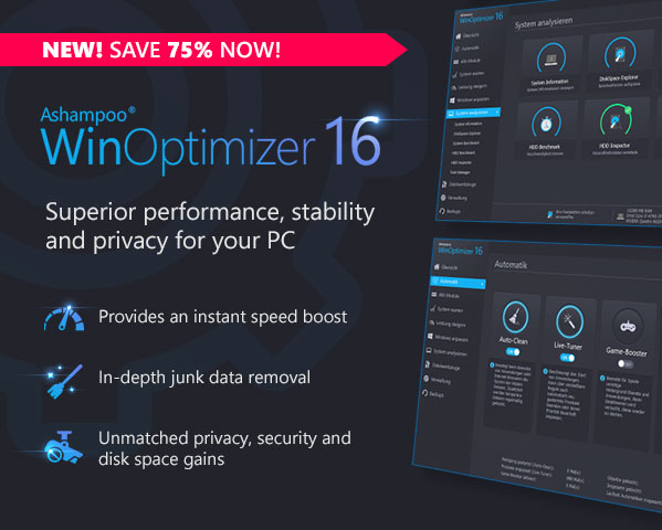 Ashampoo WinOptimizer 16