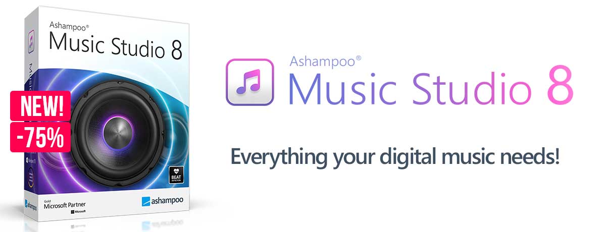 Ashampoo Music Studio 8 - Everything your digital music needs!