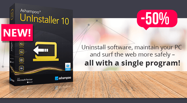 Ashampoo UnInstaller 10 - Try out new software without worries