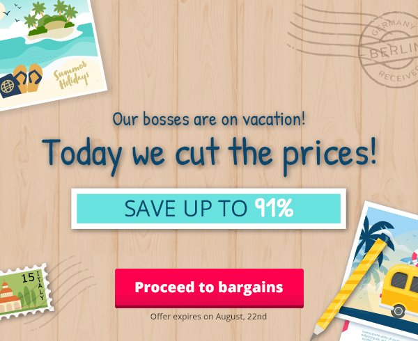 Today WE cut the prices!