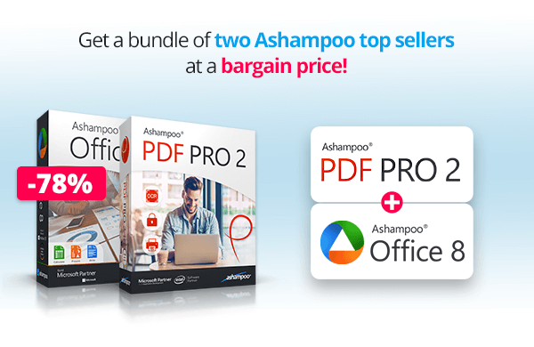 Ashampoo PDF Pro 2 & Ashampoo Office 8