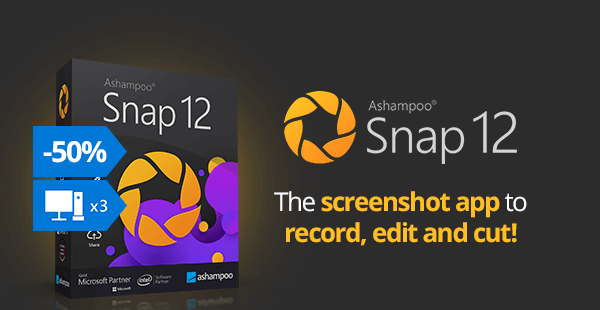 Ashampoo Snap 12 | The screenshot app to record, edit and cut!