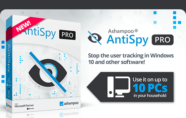 AntiSpy Pro | Stop the user tracking in Windows 10 and other software!