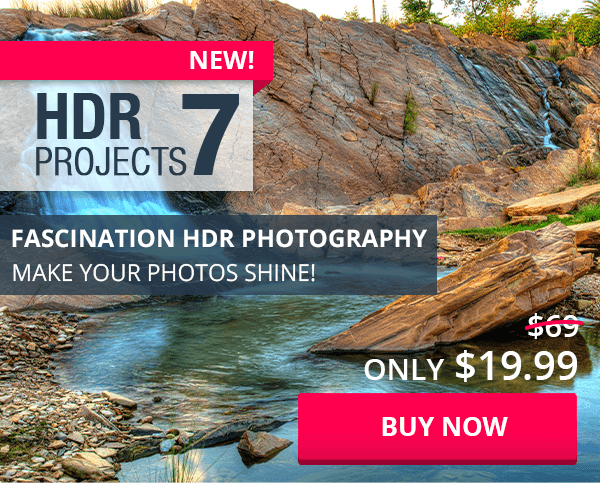 HDR Projects 7 - Fascination HDR photography - make your photos shine! - Buy here for just $19.99