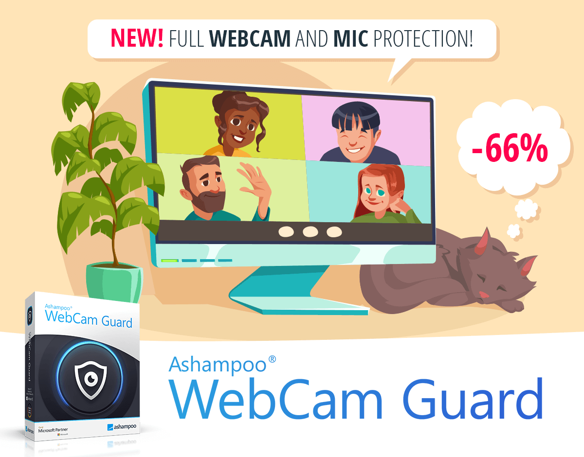 Ashampoo WebCam Guard | Full webcam and mic protection!