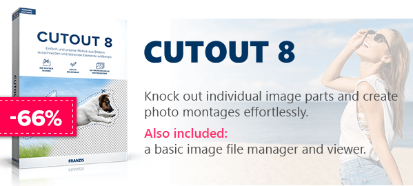 Cut out motifs to perfection, create stunning montages and remove unwanted objects at the click of a button