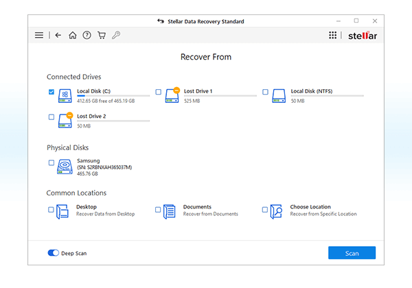 Stellar Data Recovery