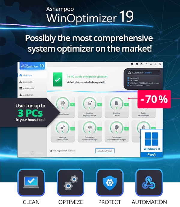 Ashampoo WinOptimizer 19