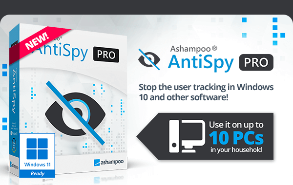 AntiSpy Pro | Stop the user tracking in Windows 10 and other software!