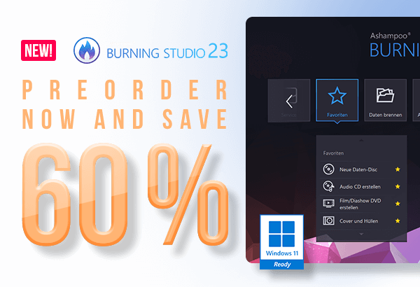 Ashampoo Burning Studio 23 | Probably the best burning application of its time