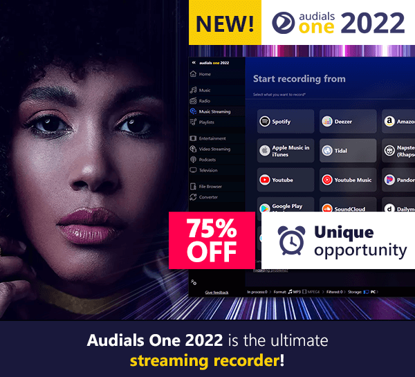 Audials one 2022: The ultimate streaming recorder!