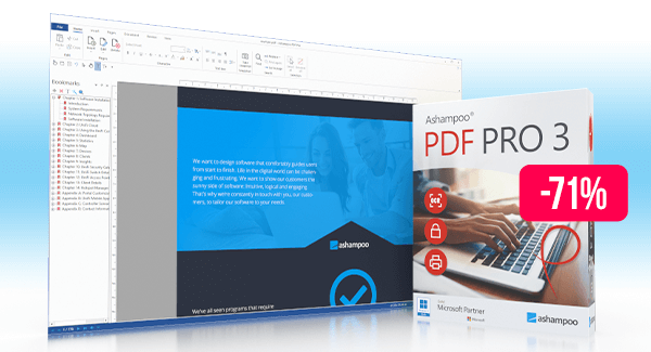 Ashampoo PDF Pro 3 - Create backups, recover and restore files–the easy way!
