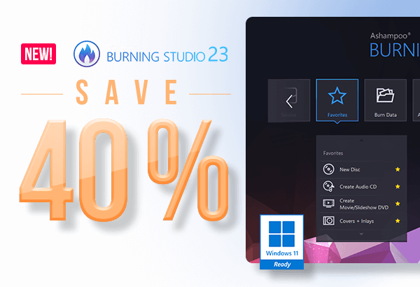 Ashampoo Burning Studio 23 | Probably the best burning application of its time