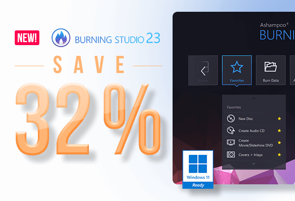 Ashampoo Burning Studio 23 | Probably the best burning application of its time