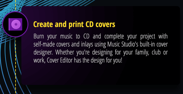 Create and print CD covers