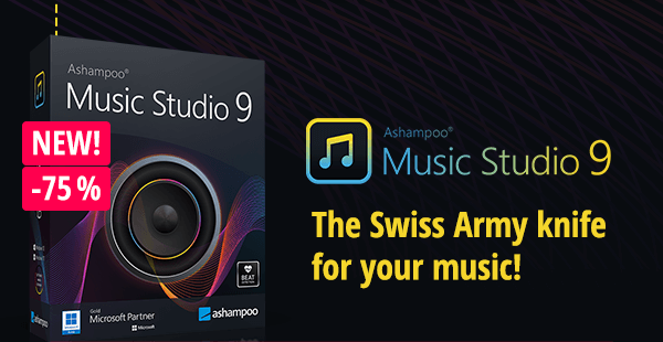 Ashampoo Music Studio 9 | The Swiss Army knife for your music!