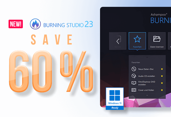 Ashampoo Burning Studio 23 | Probably the best burning application of its time