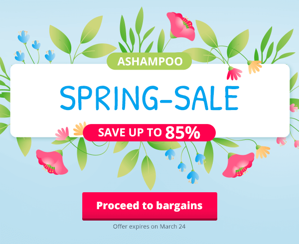 Ashampoo Spring Sale!