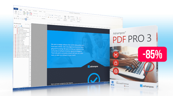 Ashampoo PDF Pro 3 - Create backups, recover and restore files–the easy way!