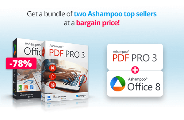 Ashampoo PDF Pro 2 & Ashampoo Office 8