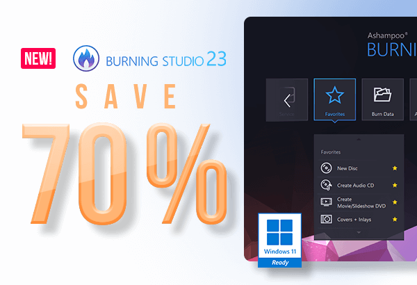 Ashampoo Burning Studio 23 | Probably the best burning application of its time