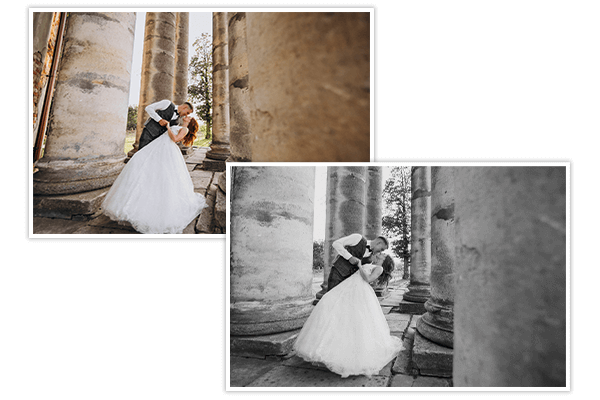 edited wedding photos