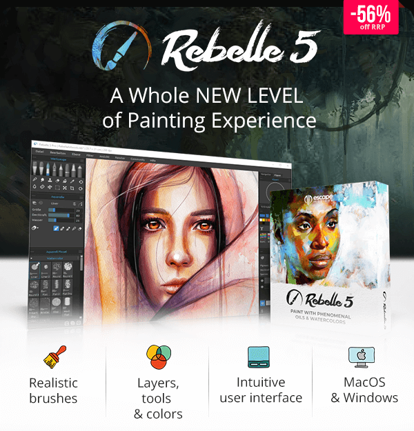 Rebelle 5 | A Whole NEW LEVEL of Painting Experience