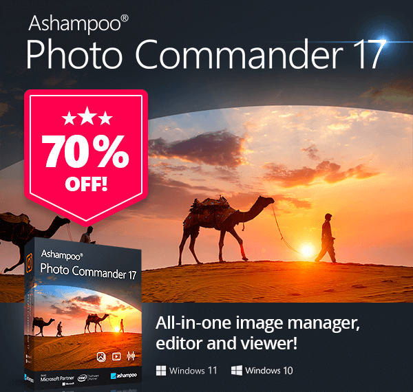 Ashampoo Photo Commander 17 | All-in-one image manager, editor and viewer!