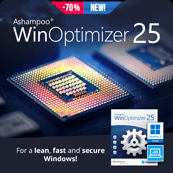 yinpong's Groupon: Ashampoo WinOptimizer 25 - For a stronger PC