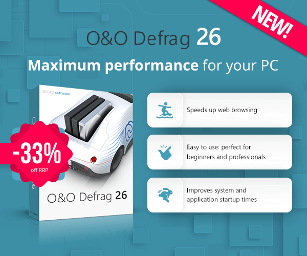 O&O Defrag 26 | Maximum performance for your PC