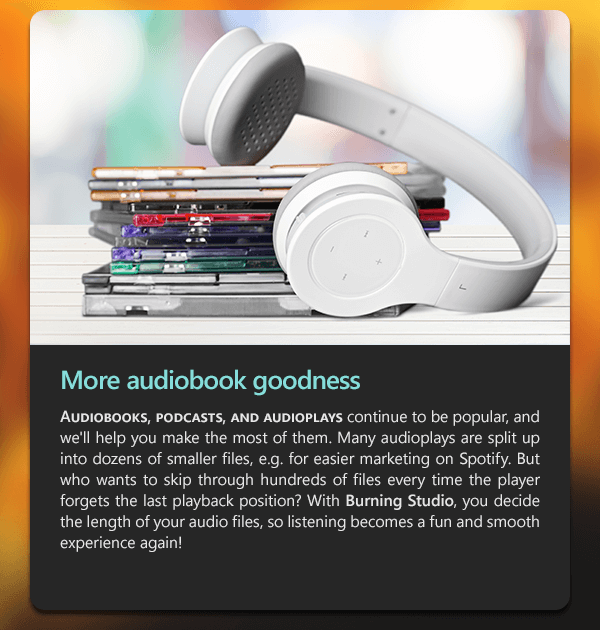 More audiobook goodness
