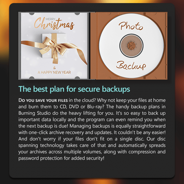 The best plan for secure backups