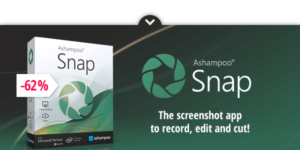 Ashampoo Snap | The screenshot app to record, edit and cut!