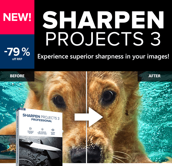 Sharpen Projects 3 Pro - Experience superior sharpness in your images!