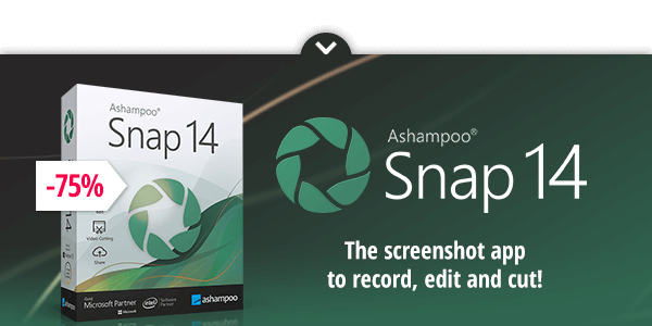 Ashampoo Snap 14 | The screenshot app to record, edit and cut!