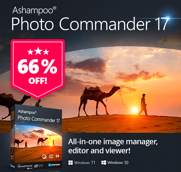 Ashampoo Photo Commander 17 | All-in-one image manager, editor and viewer!