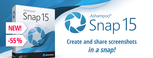 Ashampoo Snap 15 | Capture, edit, and share screenshots and videos